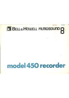 Bell and Howell Filmosound 8 Series manual. Camera Instructions.